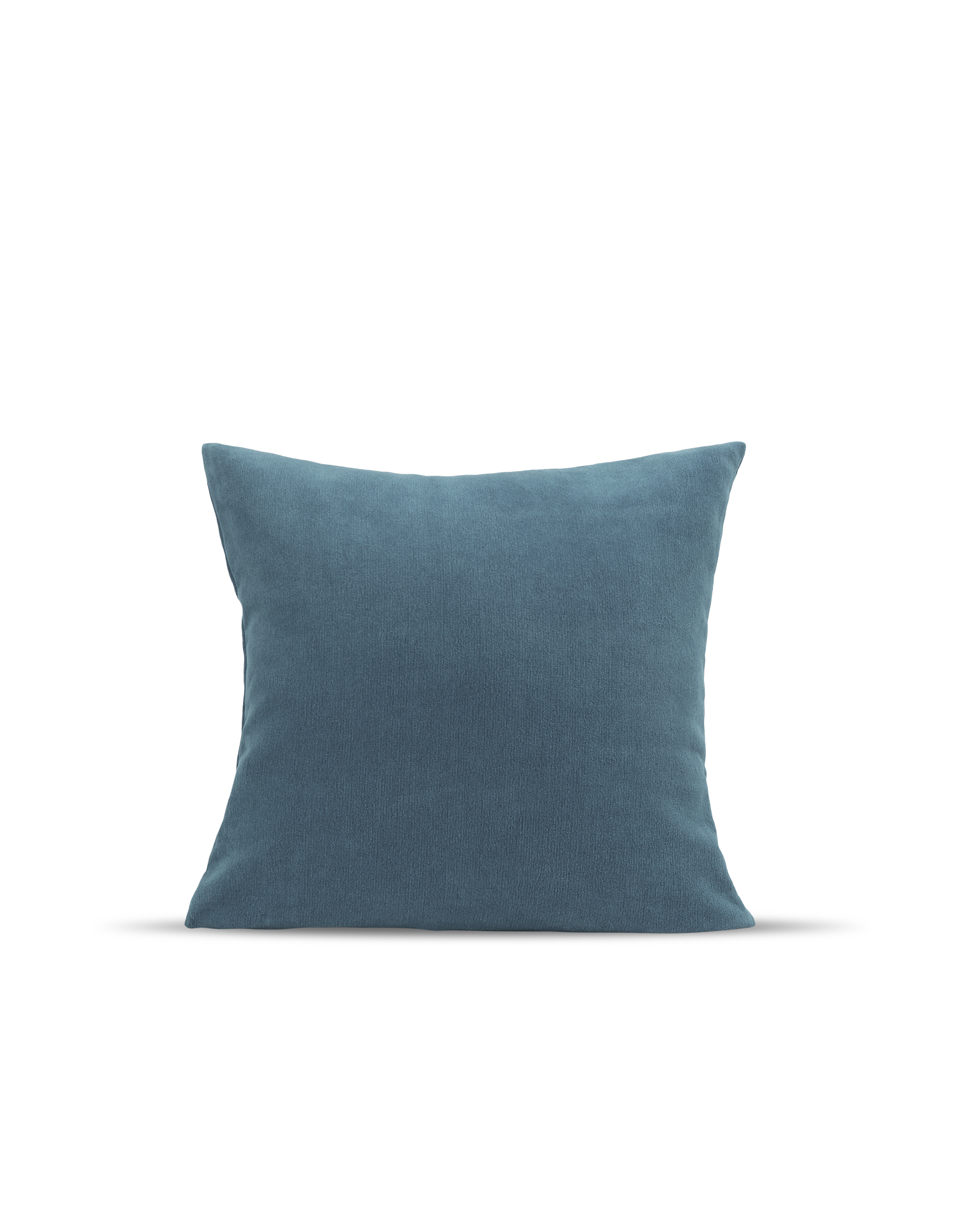 Il cuscino quadrato in velluto - Grigio Blu