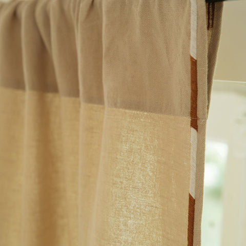 Tenda Comporta – Lino ricamato - Naturale