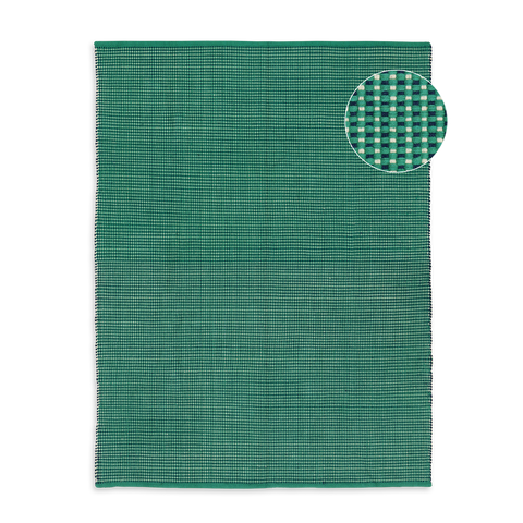 Tappeto intrecciato Verde