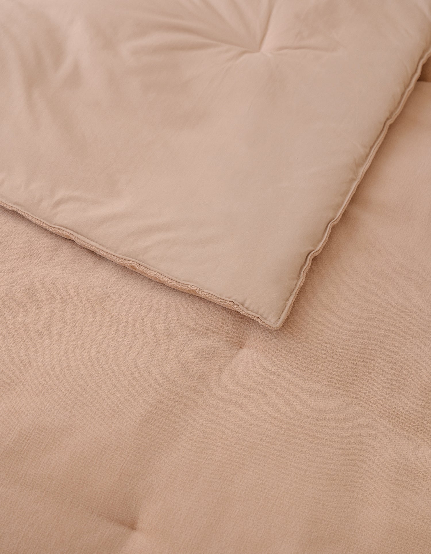 Boutis Copriletto in Velluto - Beige