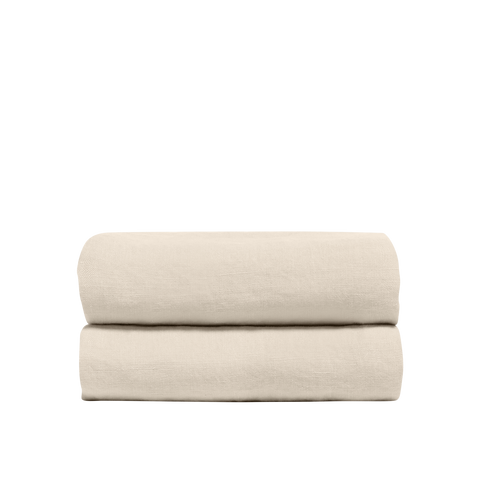 Drap housse Lin lavé français - Juste Le Naturel