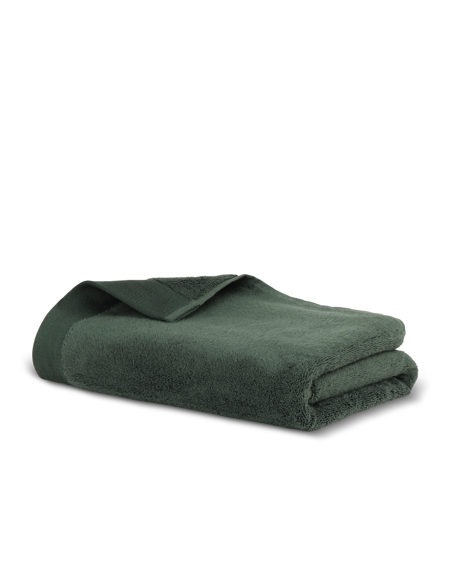 Serviette de bain moelleuse - Vert Forêt