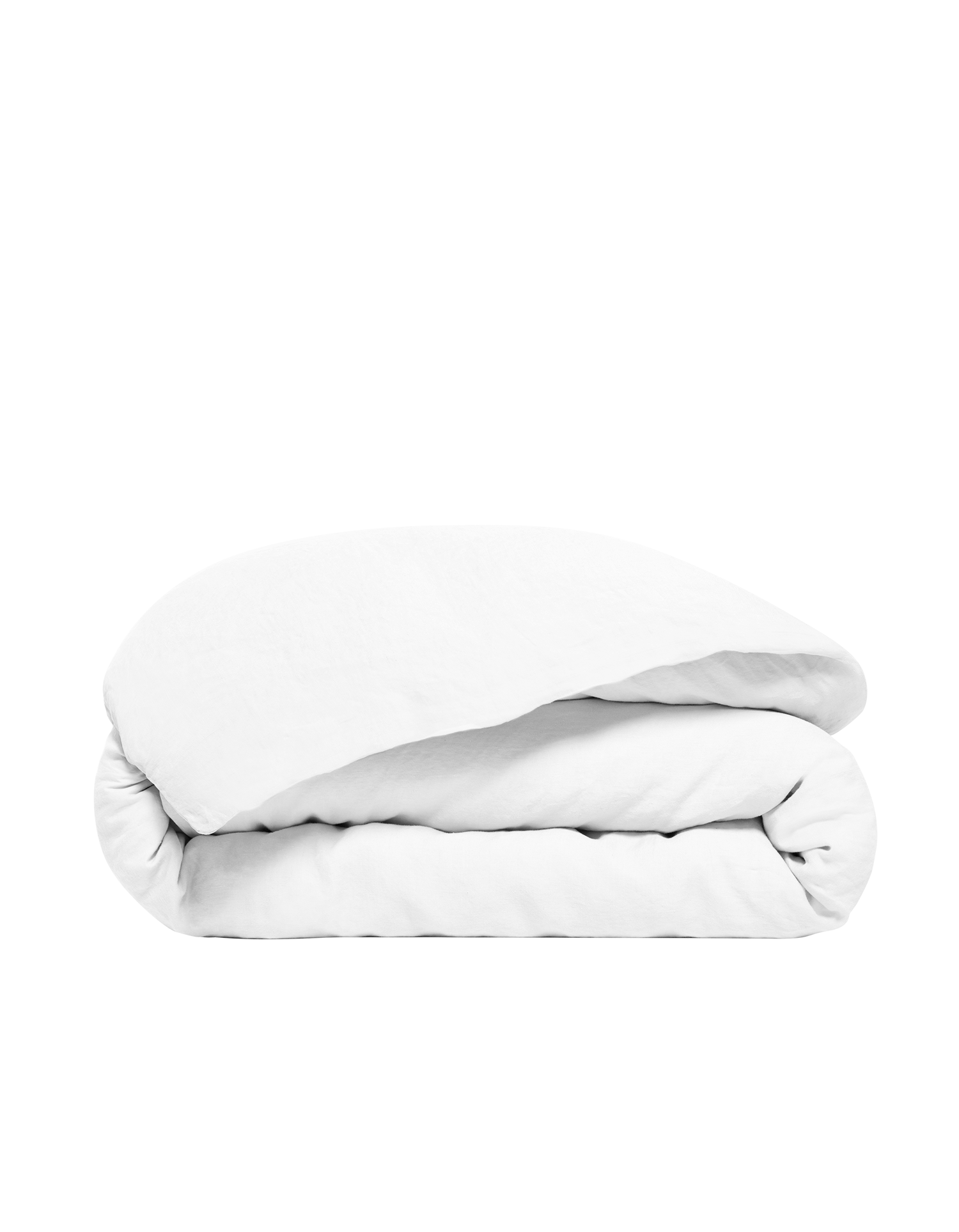 Copripiumino in Lino francese lavato - Bianco