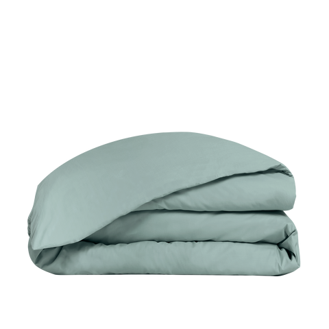Housse de couette Satin de coton 200 fils - Juste Le Céladon