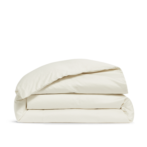 Housse de couette Satin de coton 200 fils - Crème