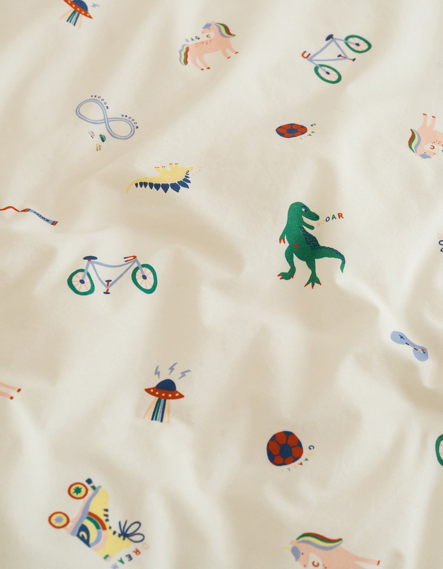 Dekbedovertrek Gewassen Perkal Baby & Kind - De Toys Club