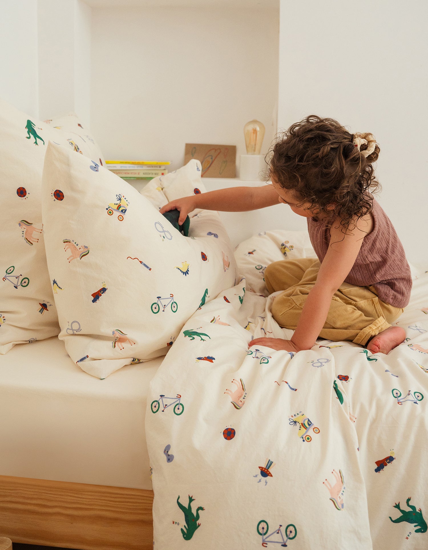 Dekbedovertrek Gewassen Perkal Baby & Kind - De Toys Club