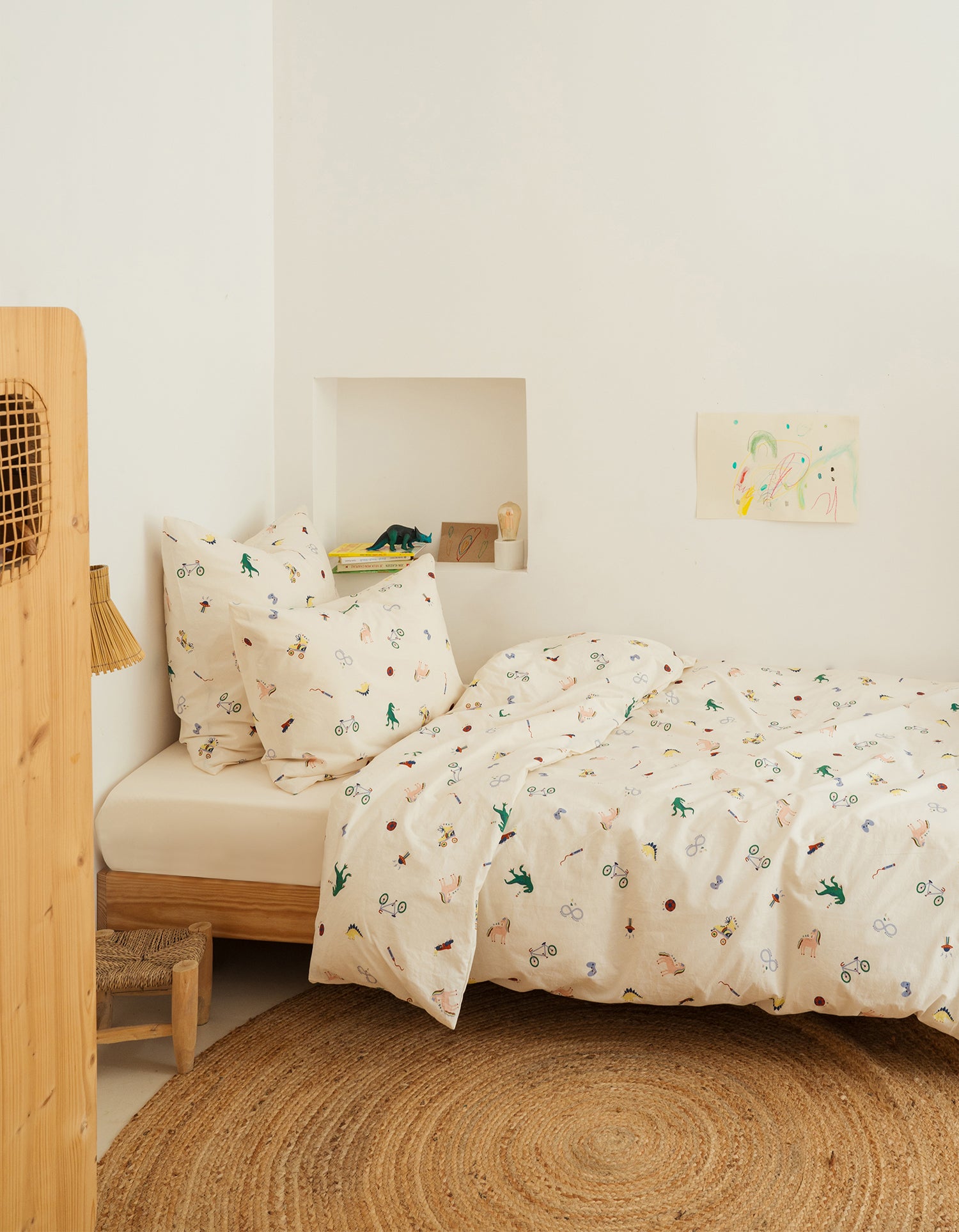 Dekbedovertrek Gewassen Perkal Baby & Kind - De Toys Club