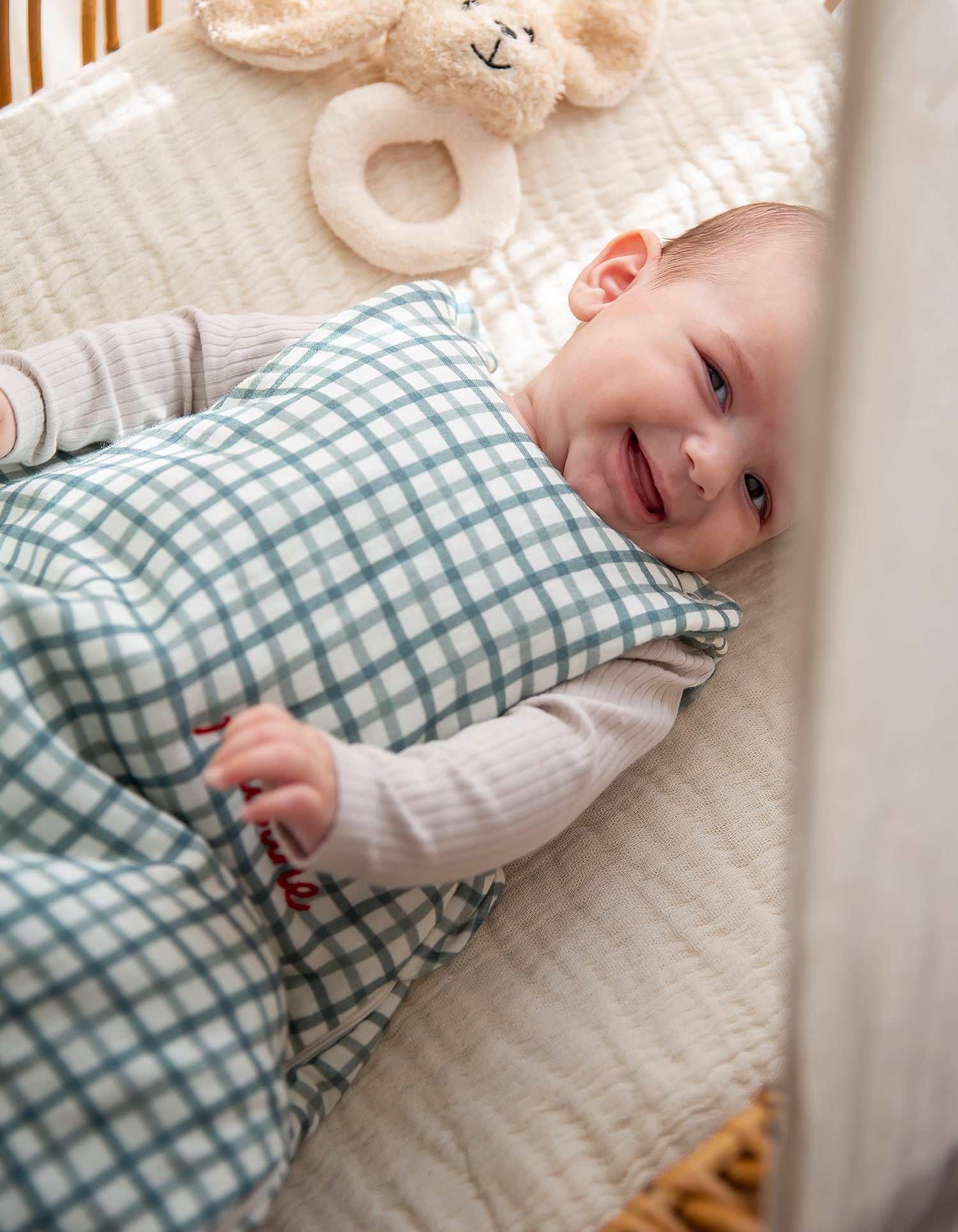 Gigoteuse Bébé en gaze de coton - Petit Vichy
