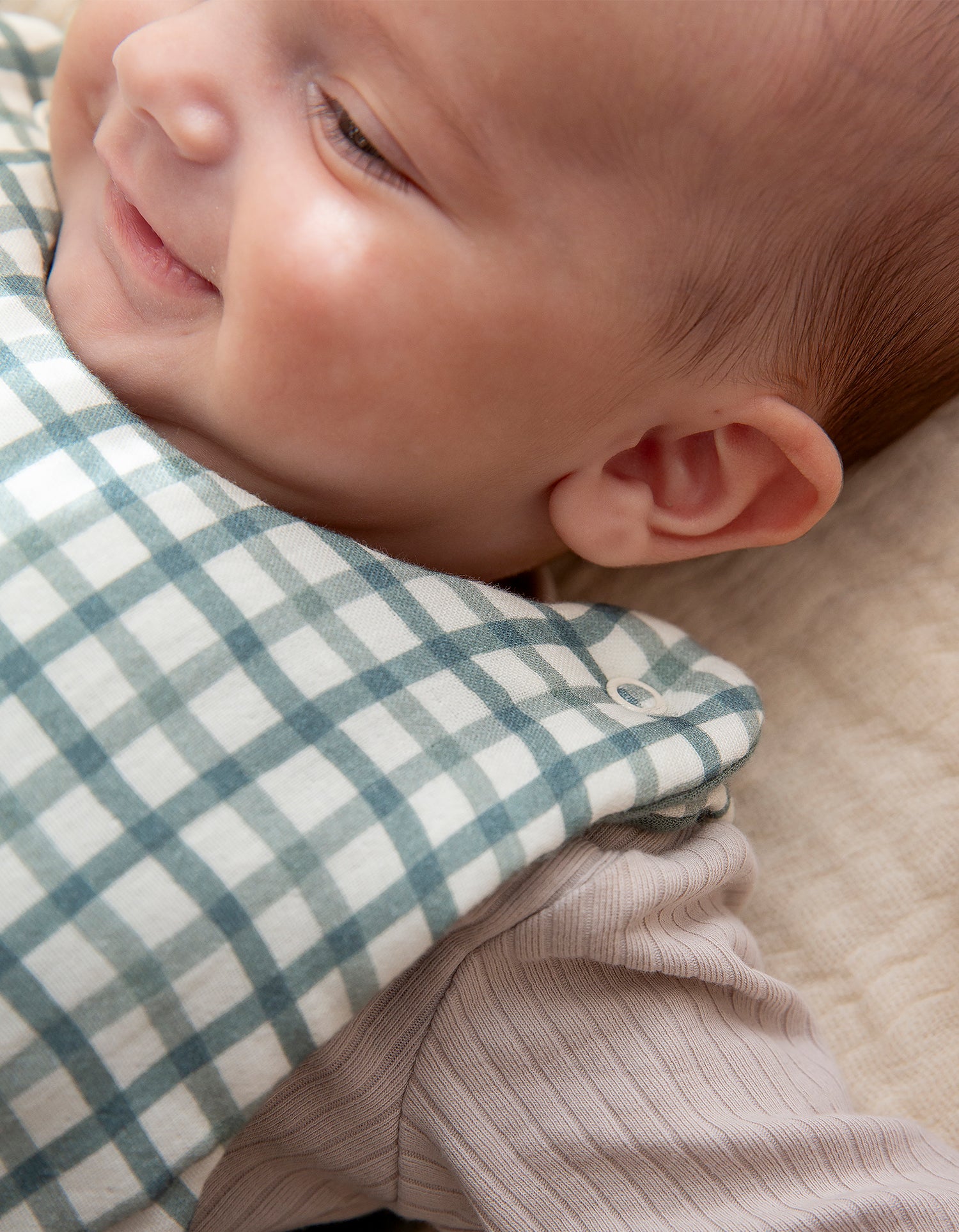 Gigoteuse Bébé en gaze de coton - Petit Vichy