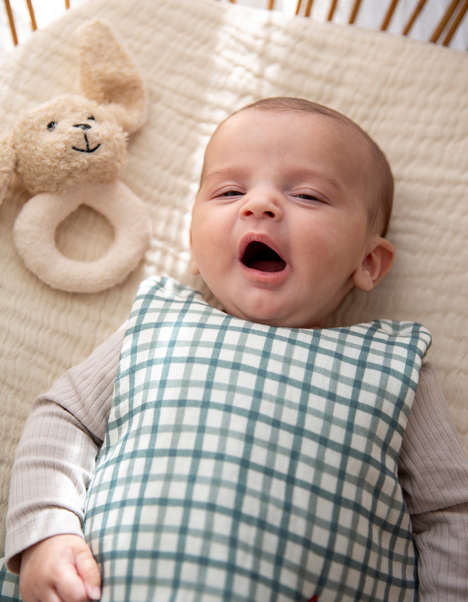 Gigoteuse Bébé en gaze de coton - Petit Vichy