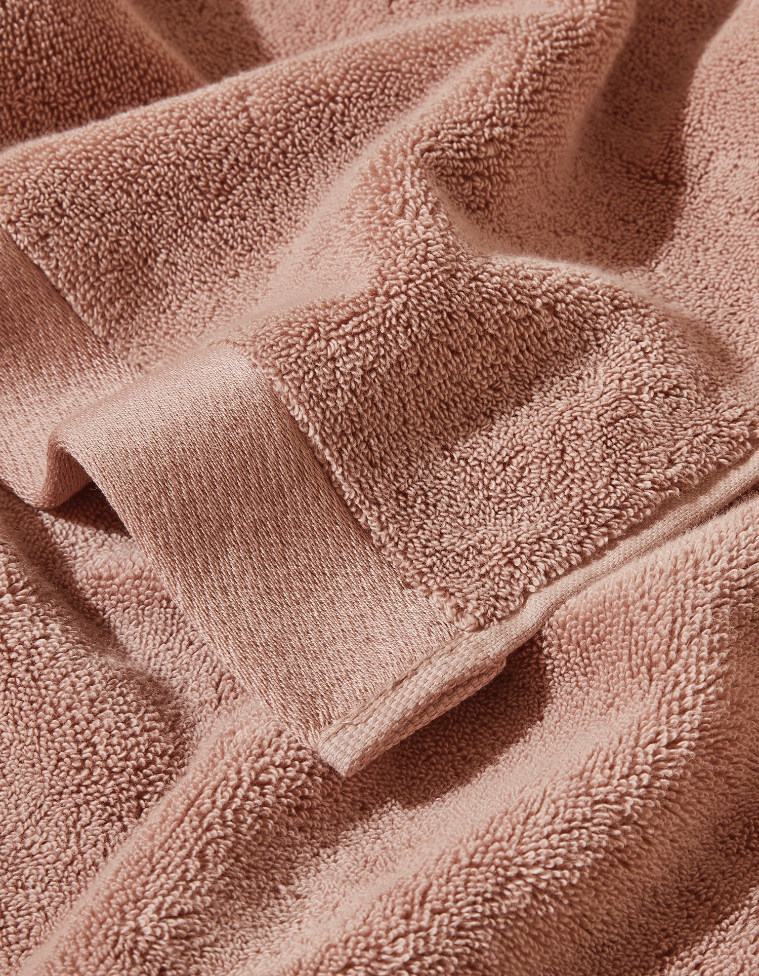 Serviette de bain moelleuse - Vieux Rose
