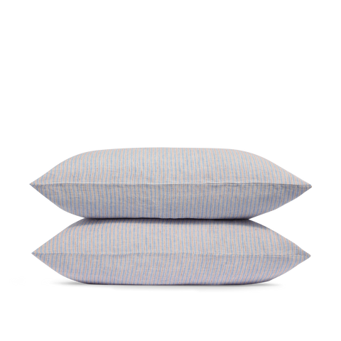 French washed linen pillowcases x2