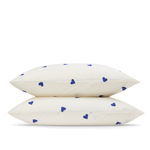 Washed percale pillowcases x2
