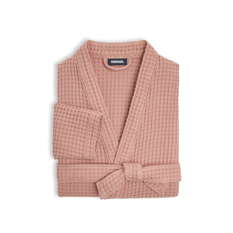 Accappatoio Nido d'ape - Rosa Antico