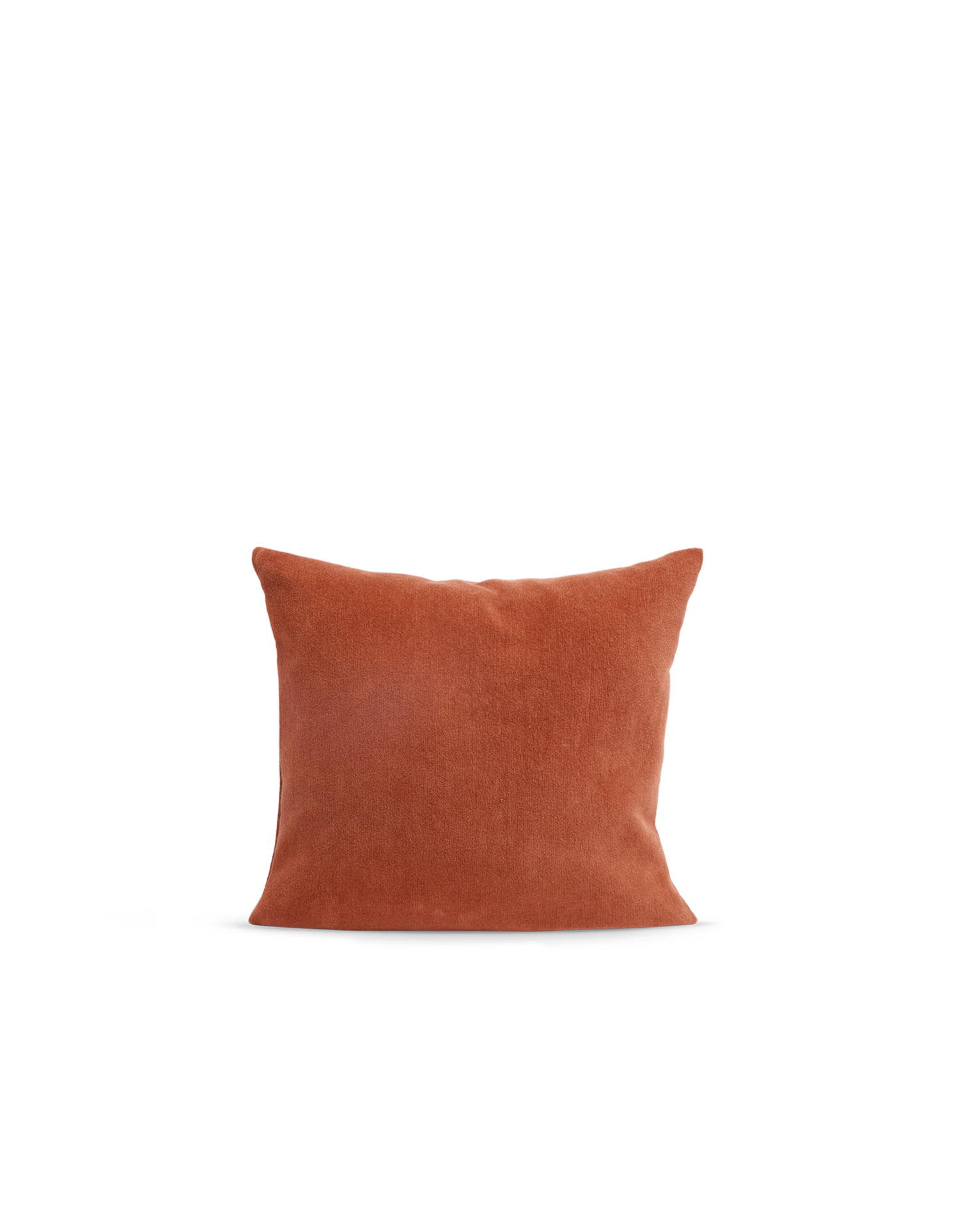 Le Coussin carré Velours - Acajou