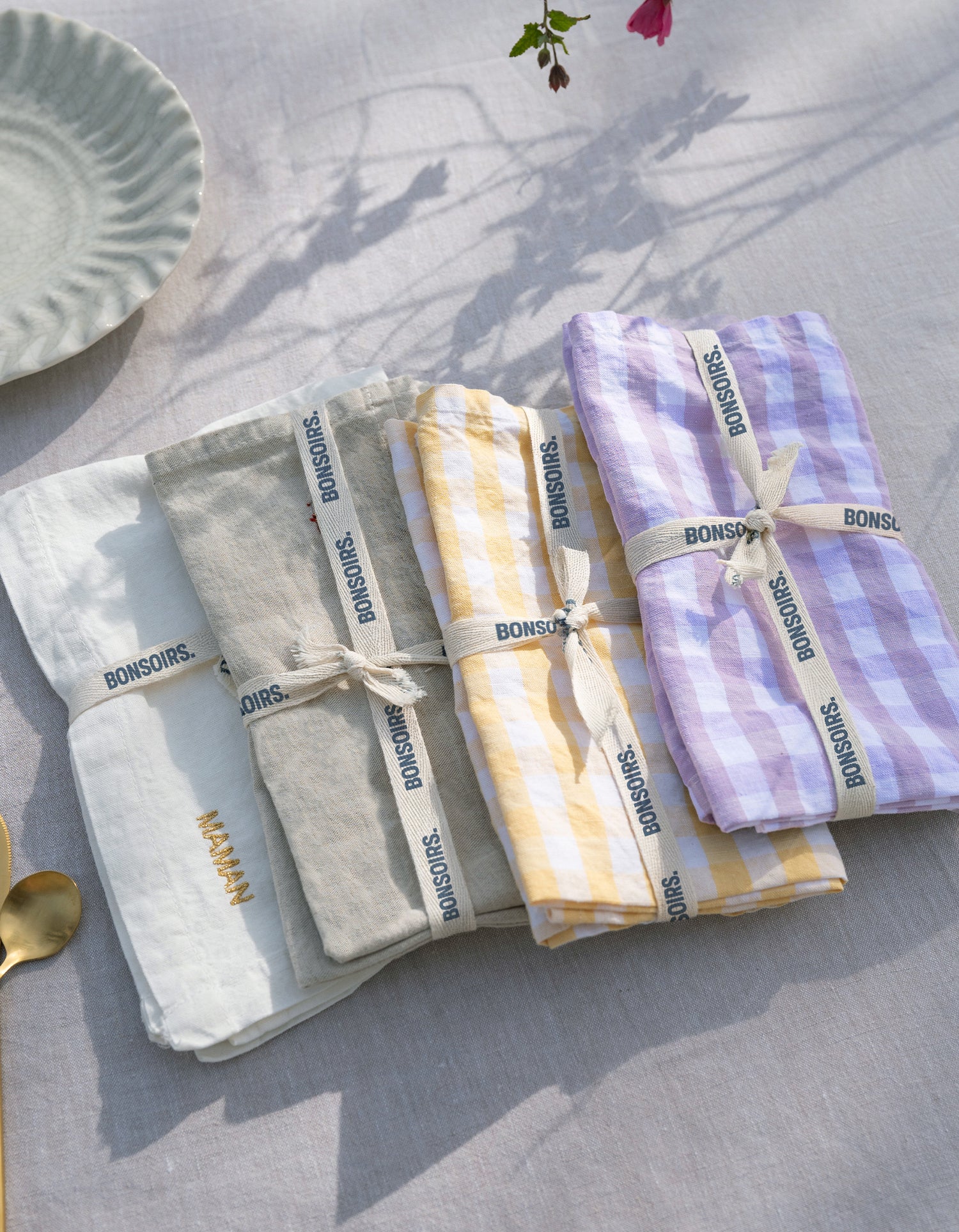 Tischdecke - Fliederfarben Gingham