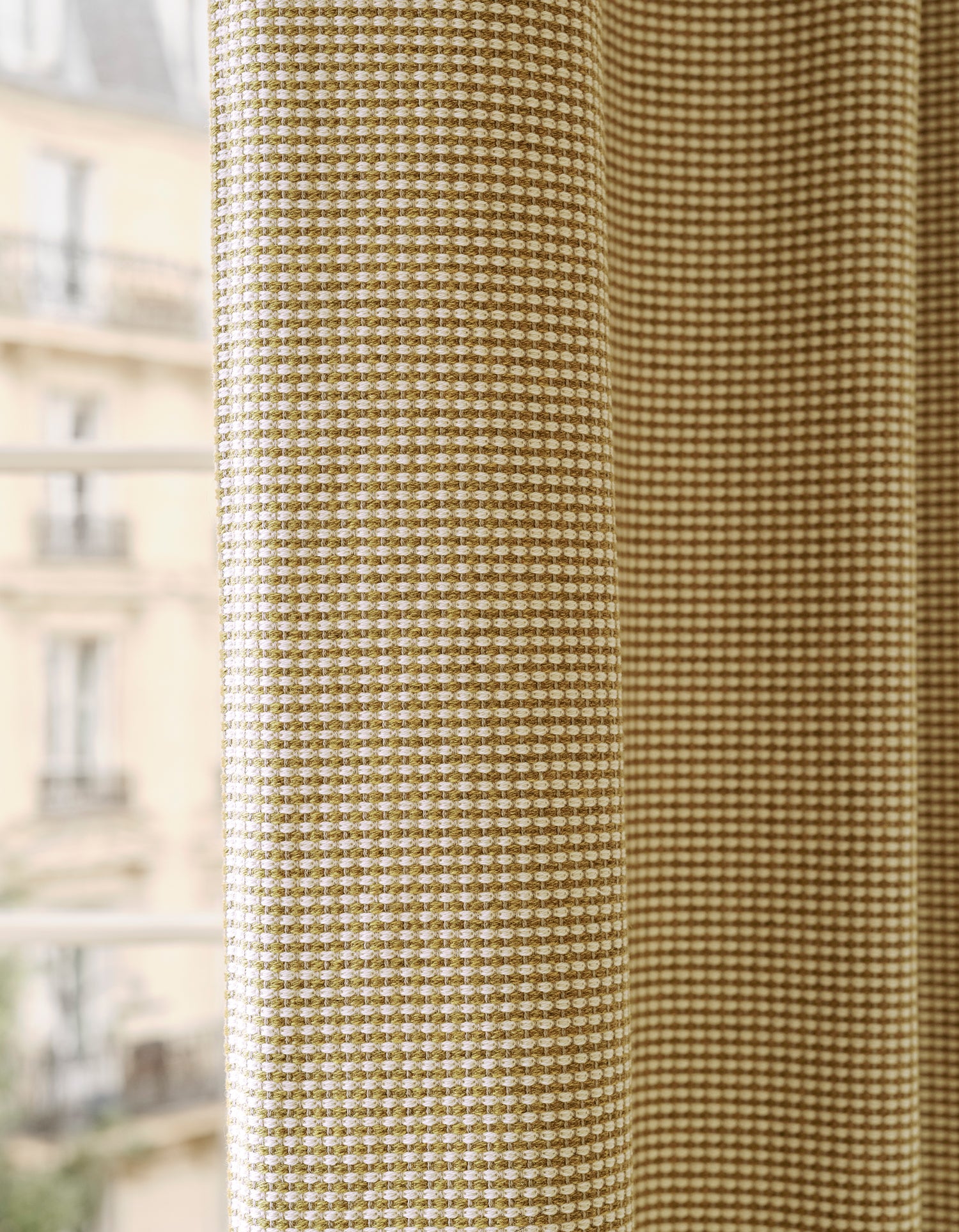 Gordijn Windsor - Wollen Stof - Geeloker