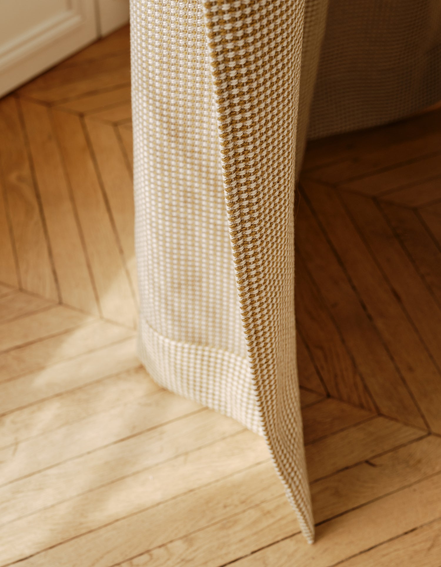 Gordijn Windsor - Wollen Stof - Geeloker