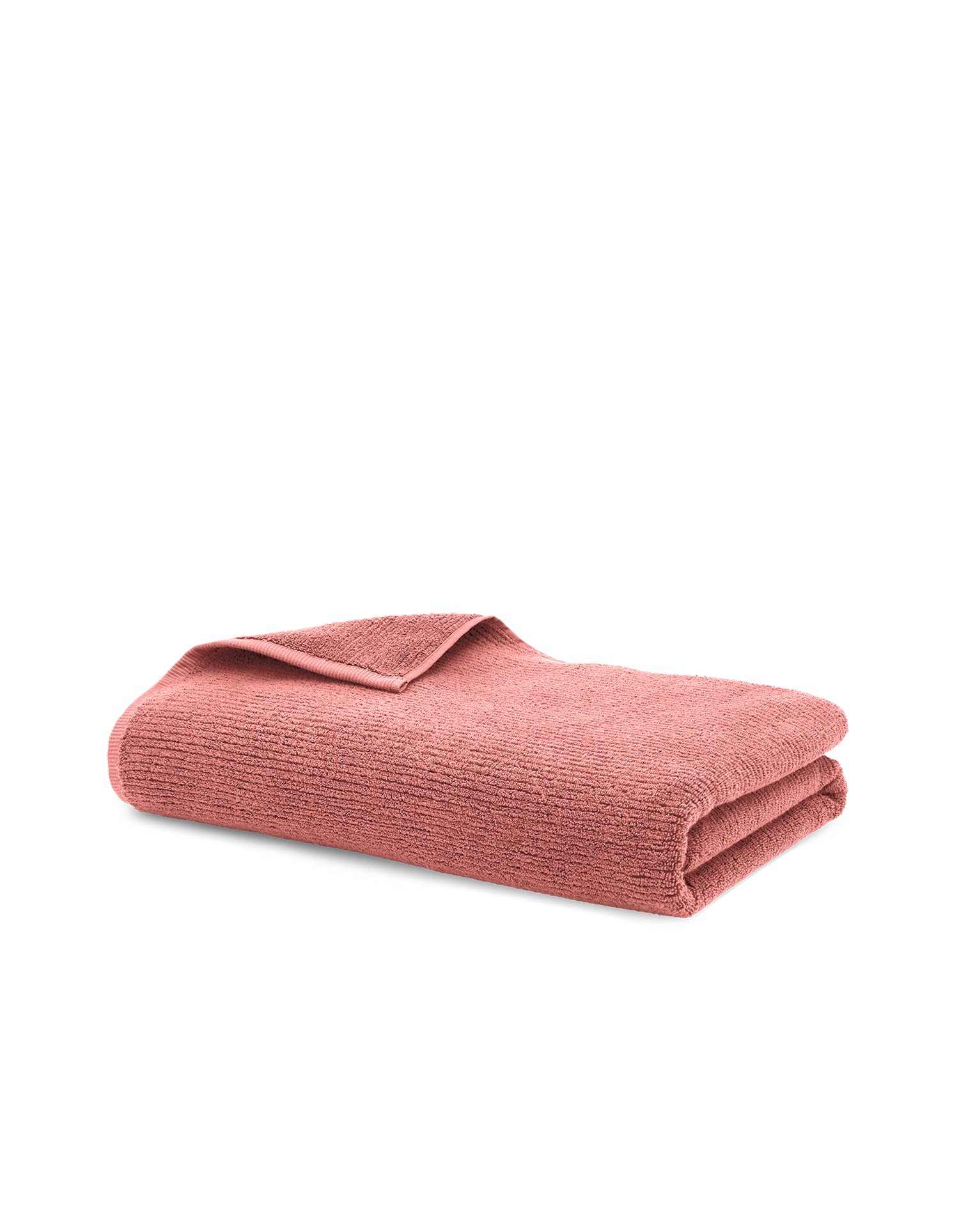 Flauschiges Geripptes Badetuch - Rosenholz