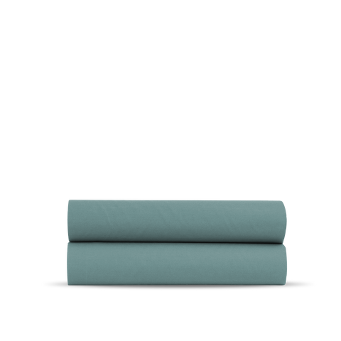 Drap plat Percale de coton 120 fils - Vert Céladon