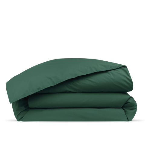 Housse de couette Percale de coton 120 fils - Juste Le Vert