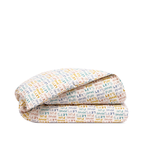 Housse de couette Percale lavée Bébé & Enfant - Let's have fun