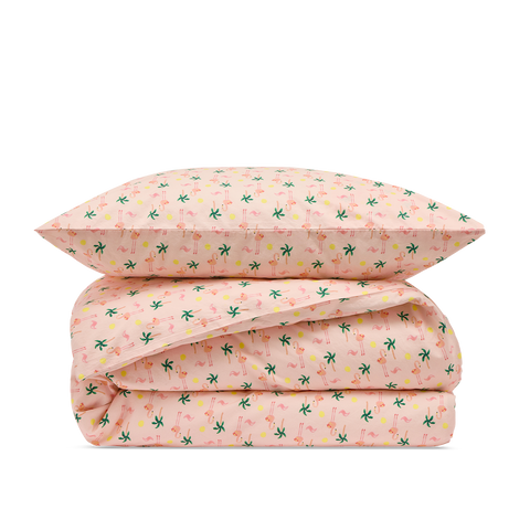 Set in Percalle lavato per Baby & Child - Flamingo