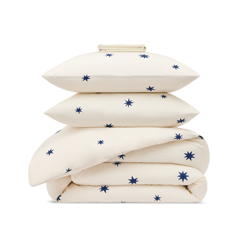 Parure Percale de coton 120 fils - Pluie d'Etoiles