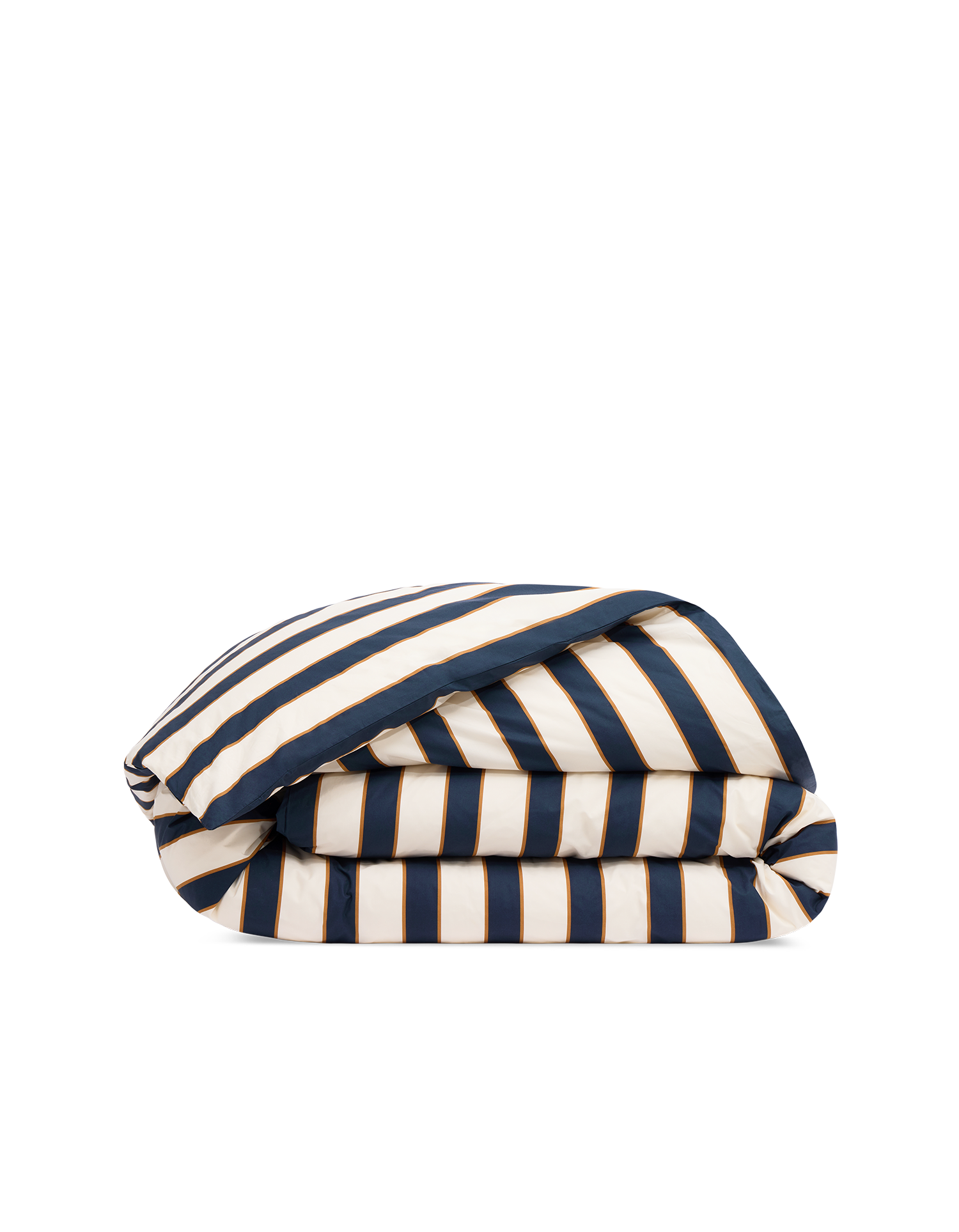 Housse de couette Percale de coton 120 fils - Rayure Maxi Club