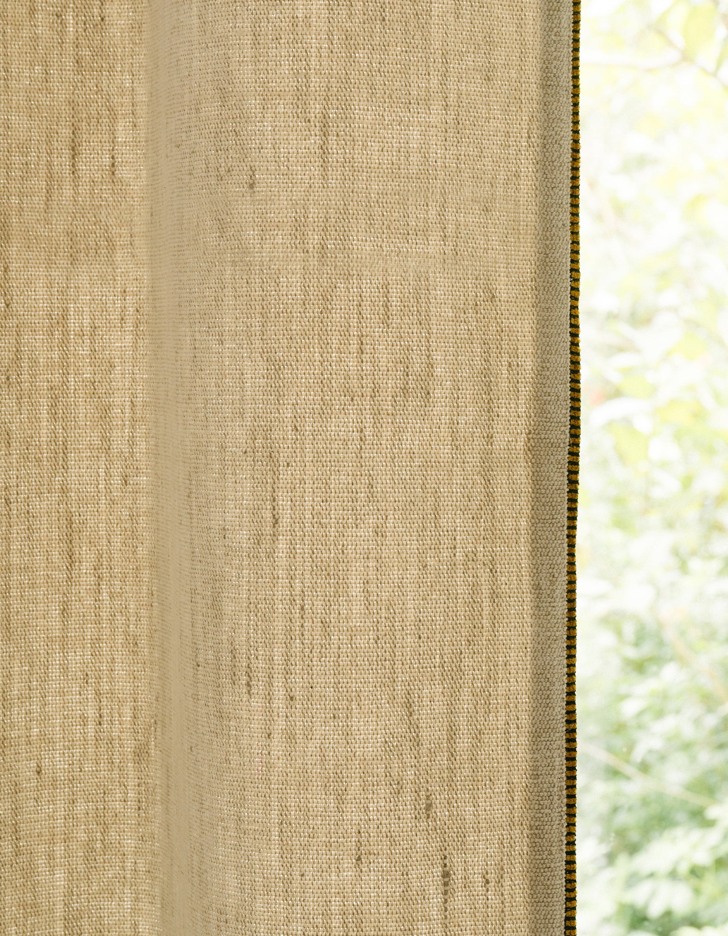 Vorhang Bastide – Leinen mit Signature-Ösen - Naturfarben