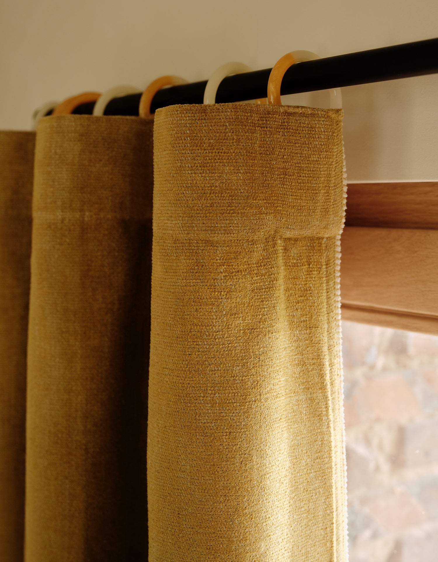 Tenda Bastide – Lino con occhielli signature - Giallo Ocra