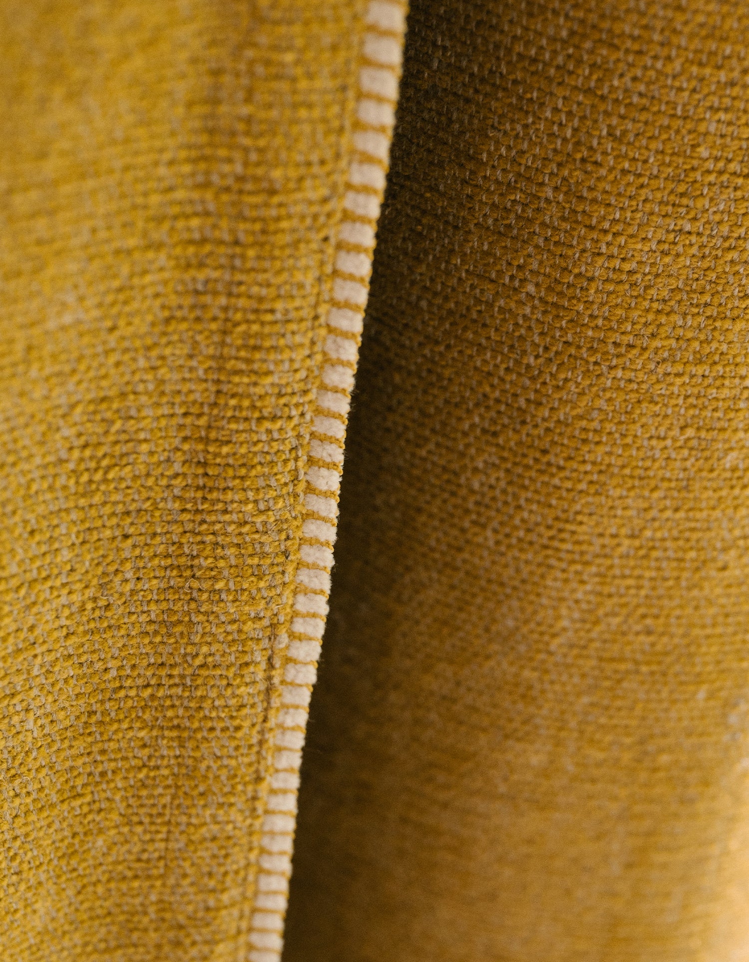 Tenda Bastide – Lino con occhielli signature - Giallo Ocra