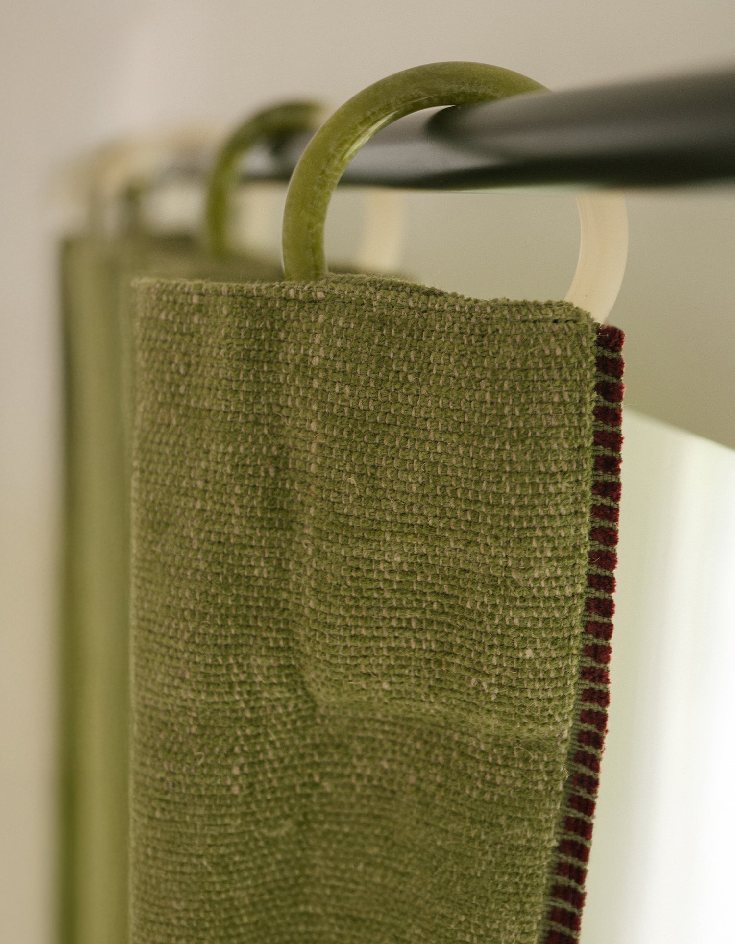 Tenda Bastide – Lino con occhielli signature - Verde Oliva