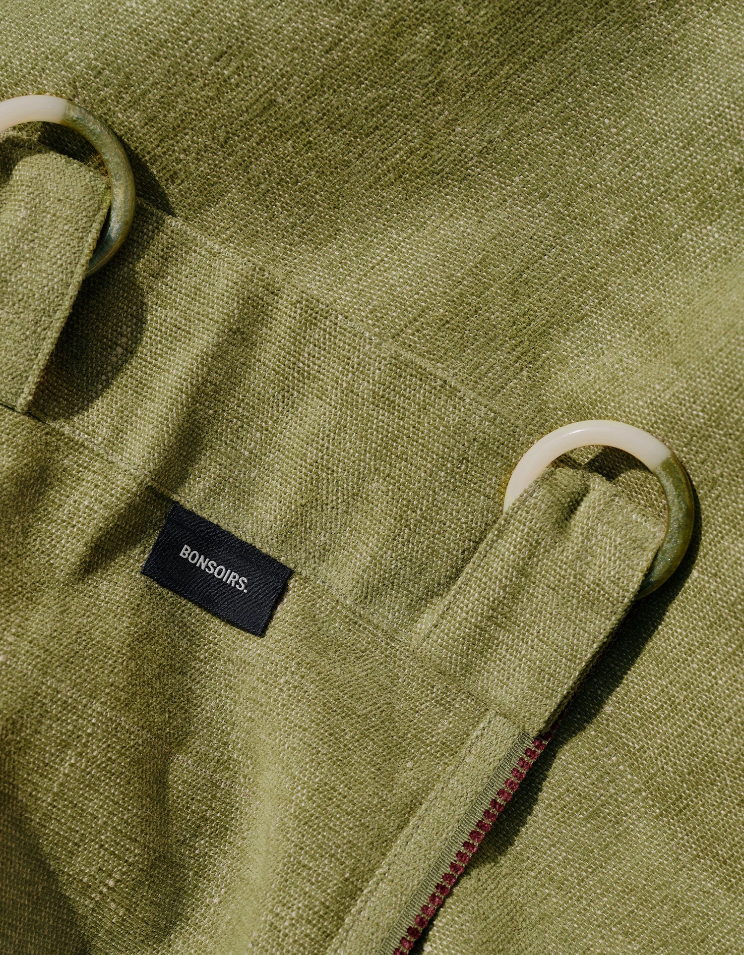 Tenda Bastide – Lino con occhielli signature - Verde Oliva