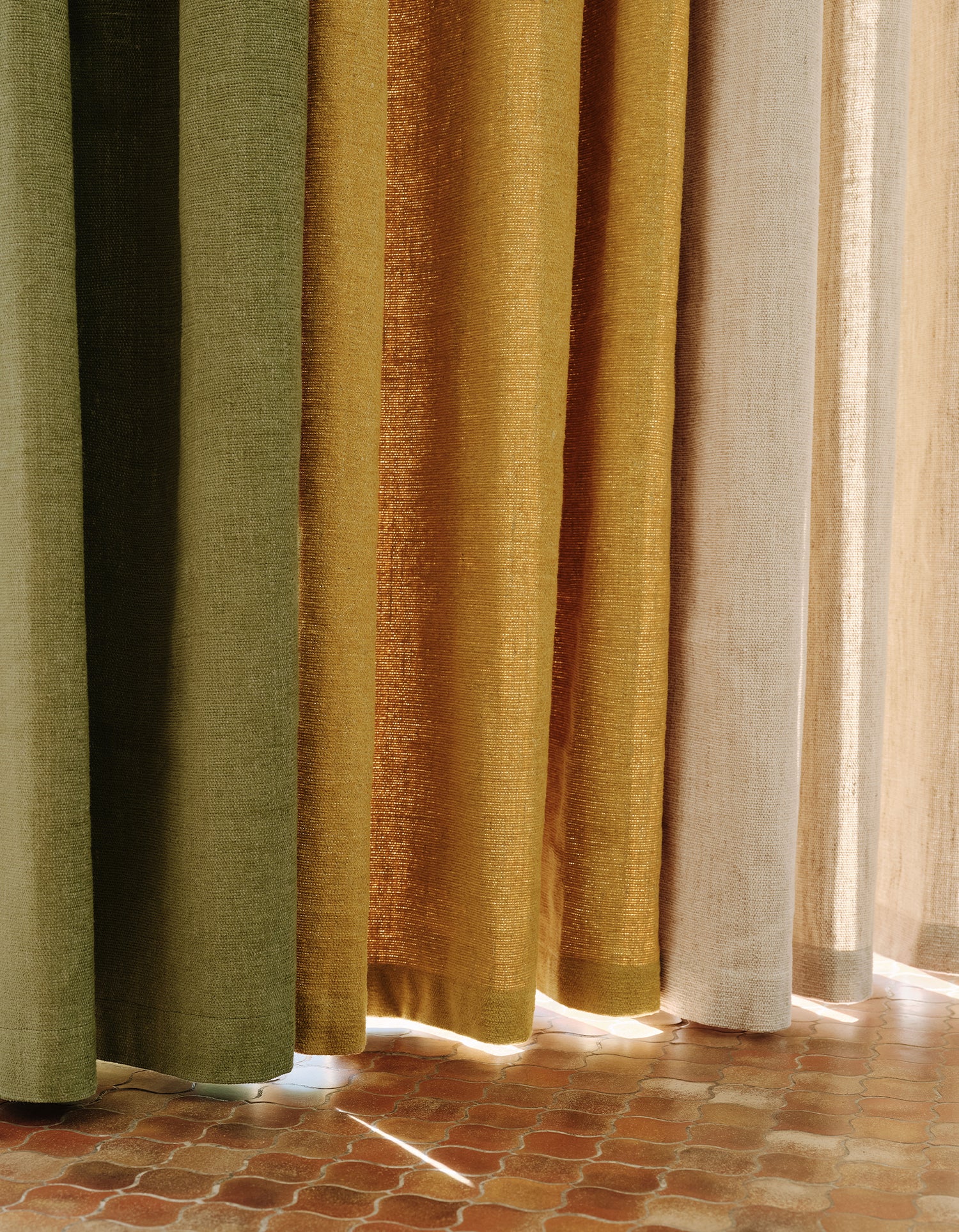 Tenda Bastide – Lino con occhielli signature - Verde Oliva