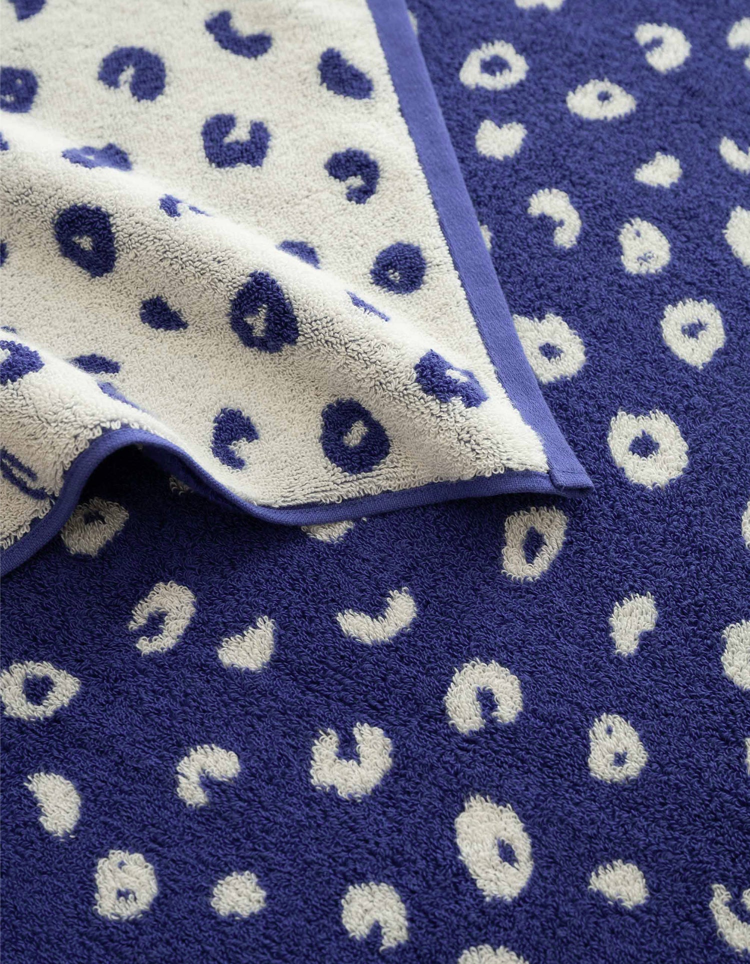 Serviette de bain moelleuse - Blue Léo