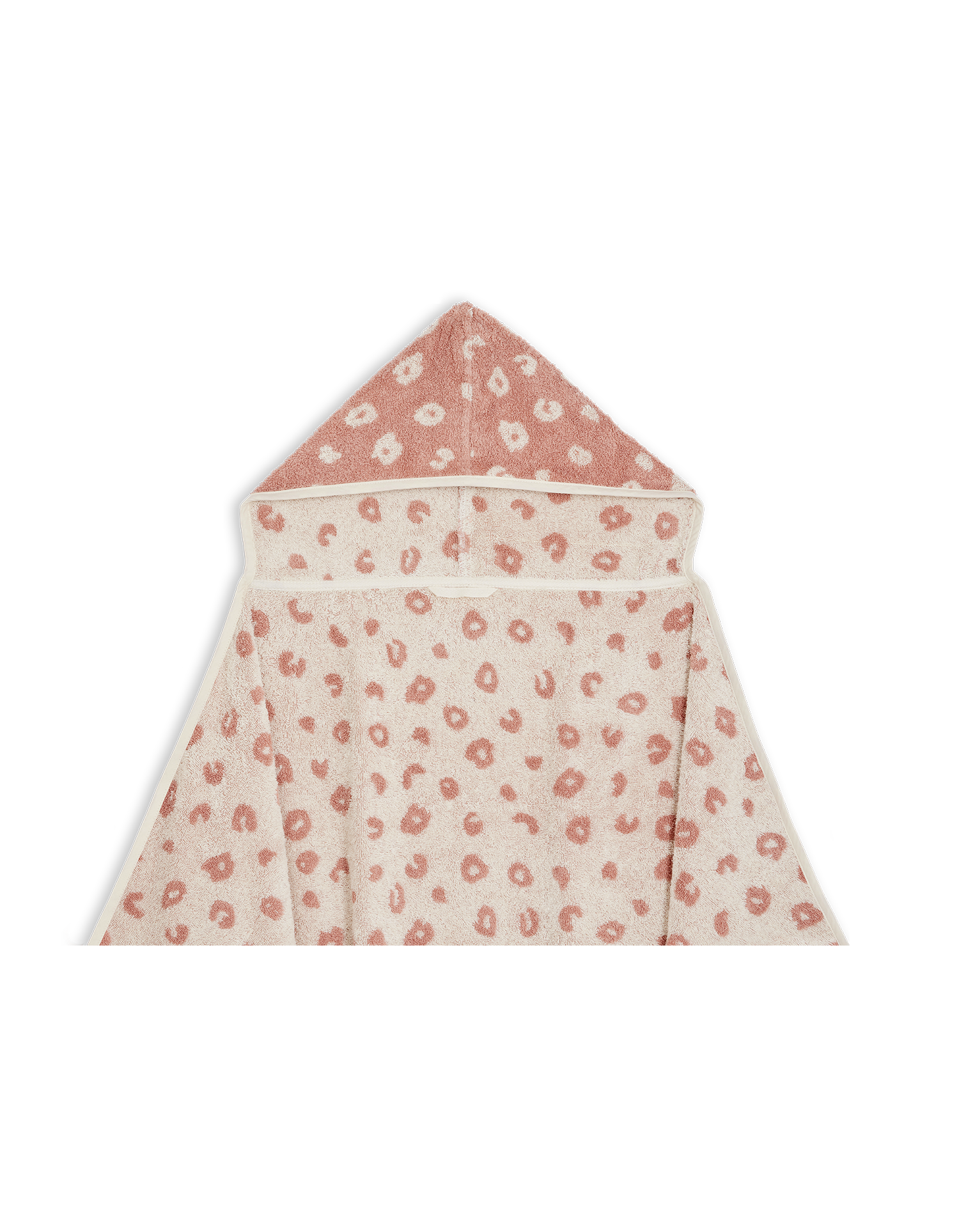 Badecape Kind - Rosa Leo