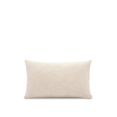 Housse de coussin long Velours Côtelé - Naturel
