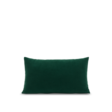 Fluwelen kussen - Bosgroen