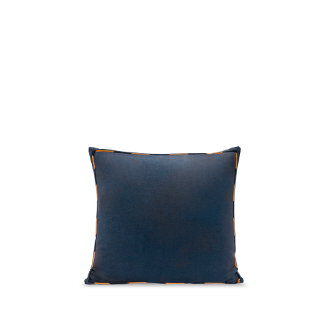 Housse de coussin carré Brodée - Bleu