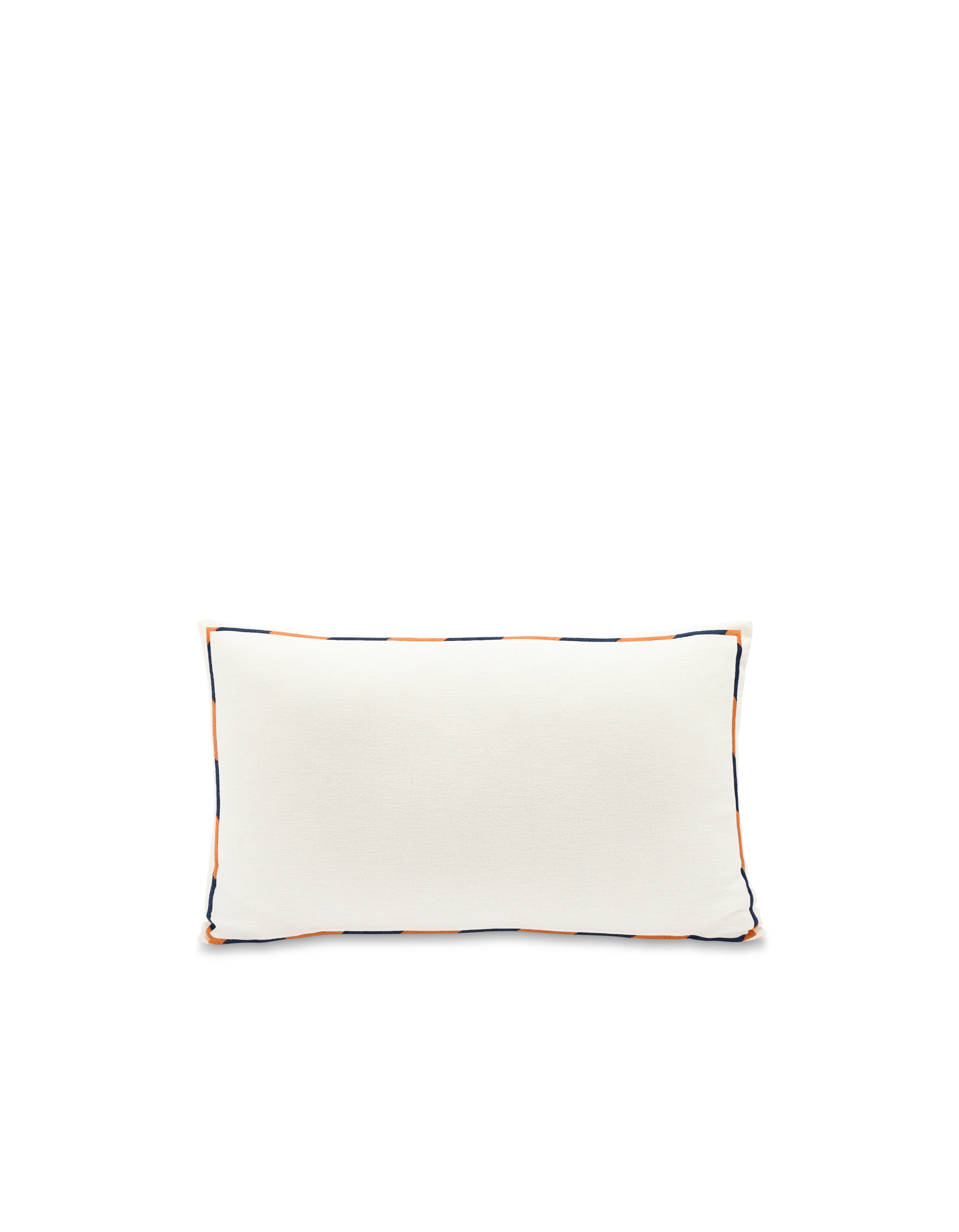 Housse de Coussin long Brodée - Blanc