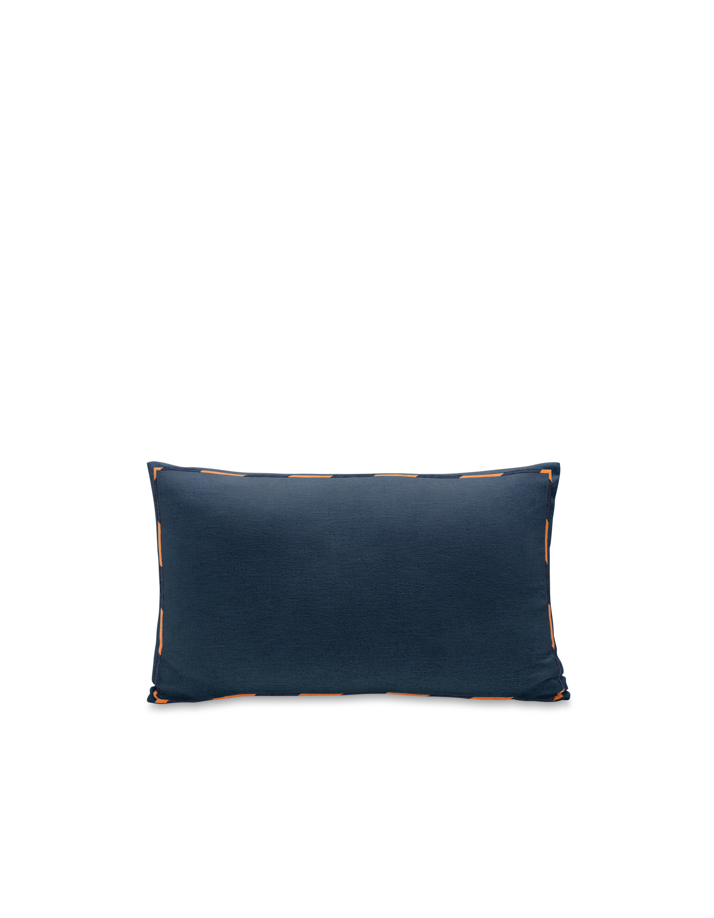 Housse de Coussin long Brodée - Bleu