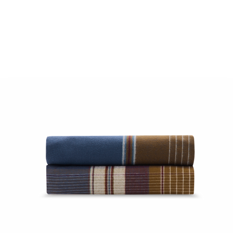 Drap housse Flanelle Bonsoirs x Moismont - Carreau Madurai