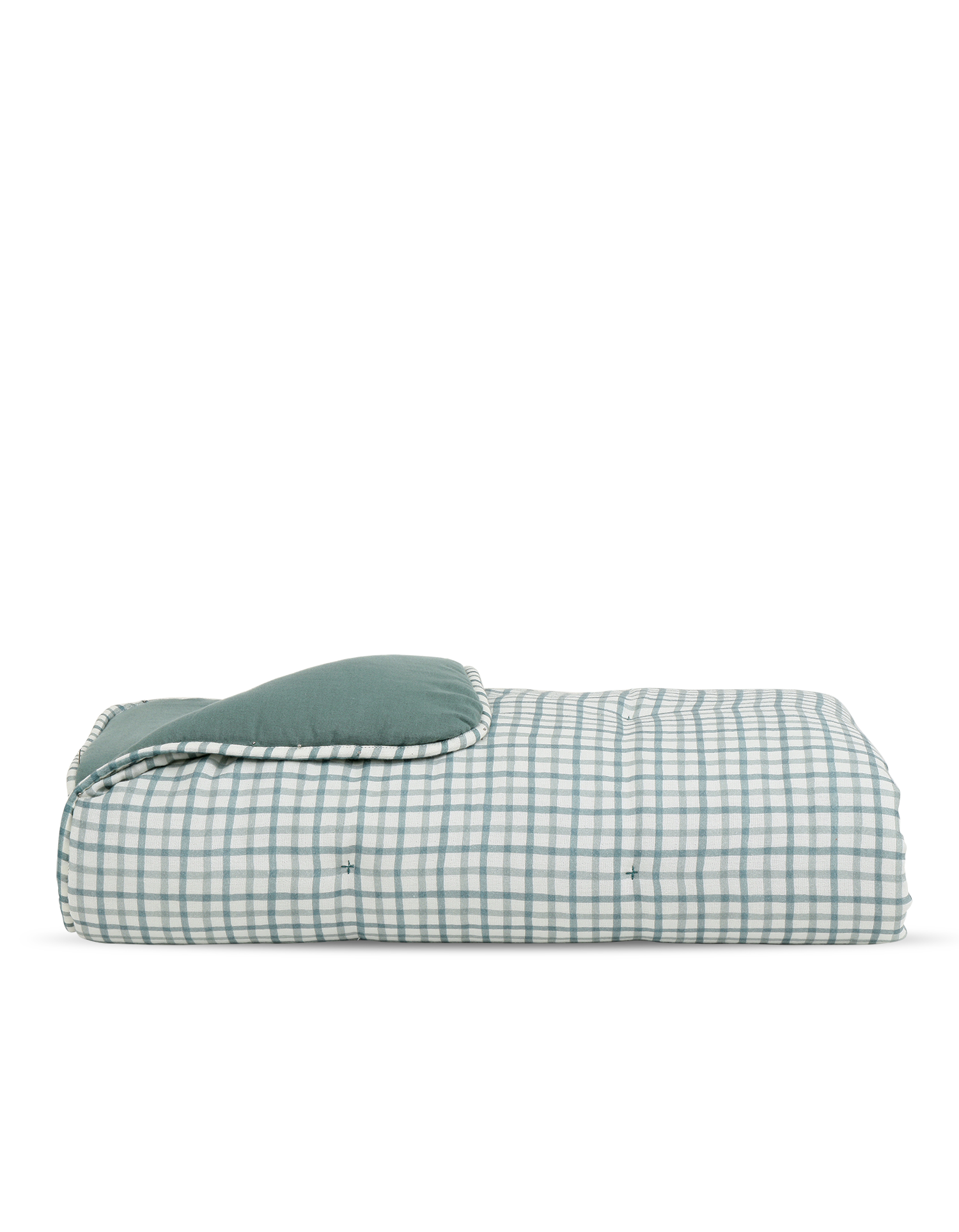 Gesteppte Baby-Decke - Gingham