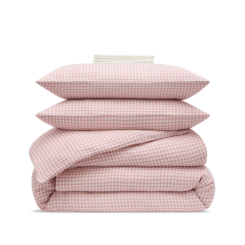 Set in Garza di Cotone - Vichy Rosa