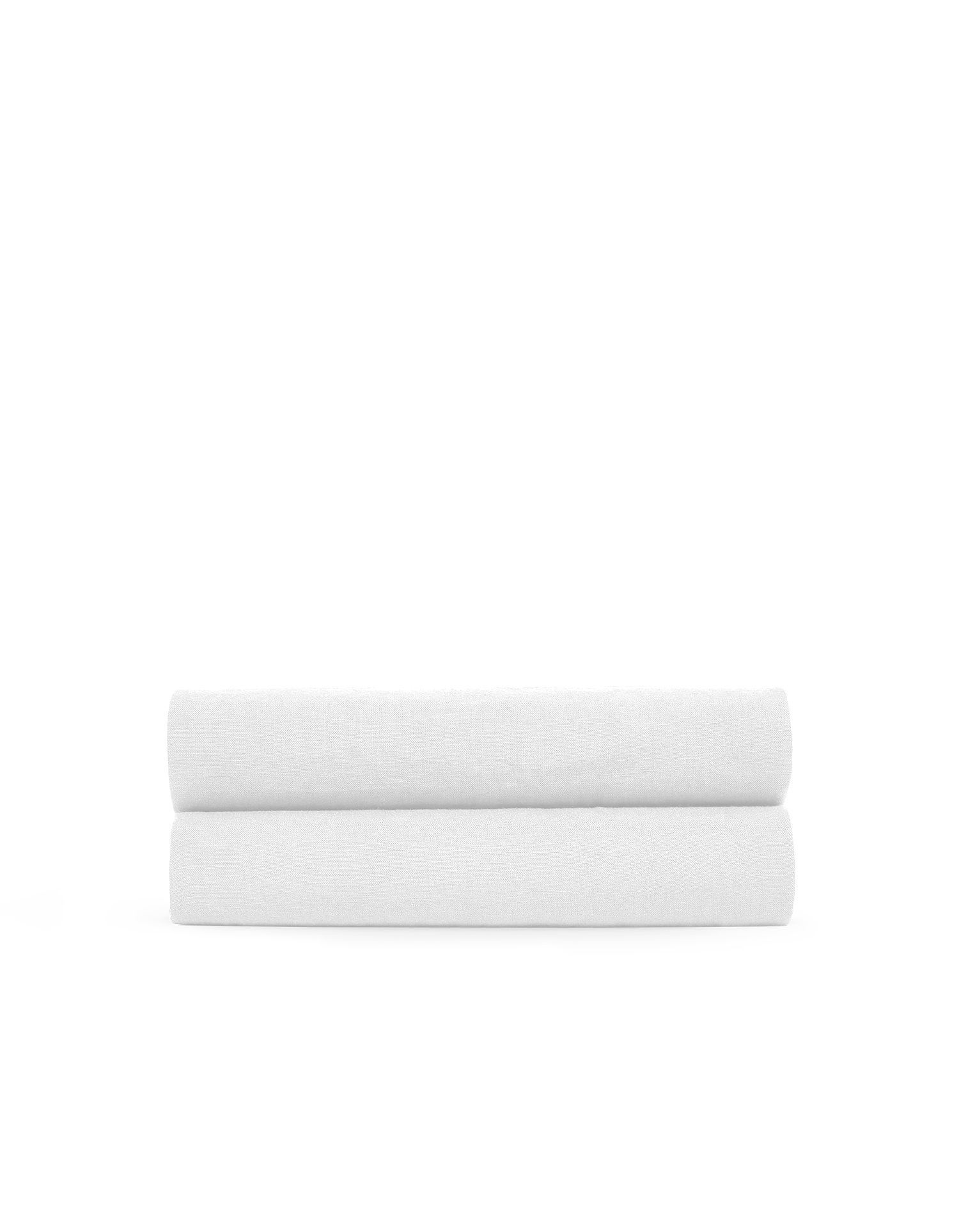 Vorhang aus gewaschenem Leinen - Weiss