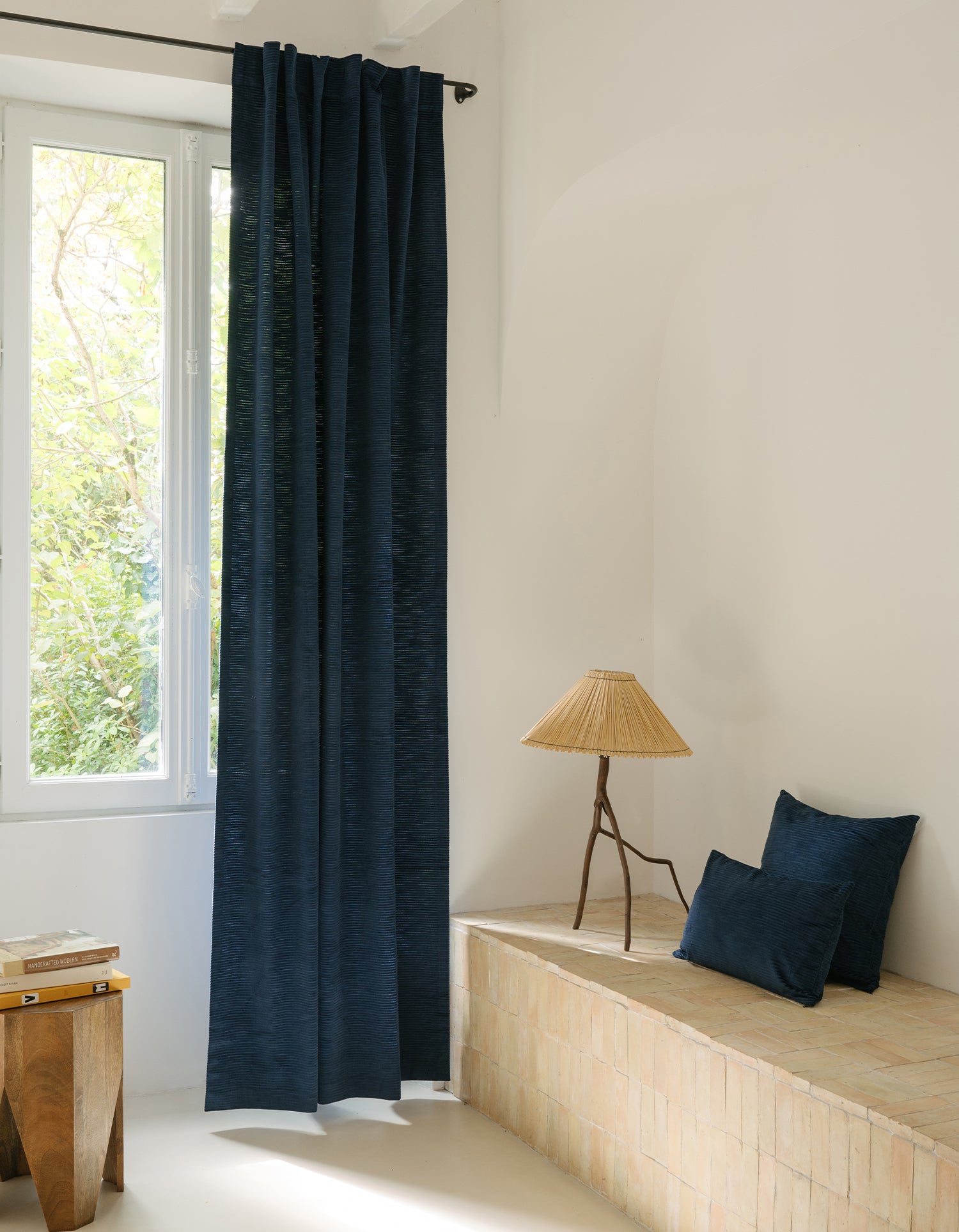Tenda Palais Royal – Velluto a Coste - Blu Notte