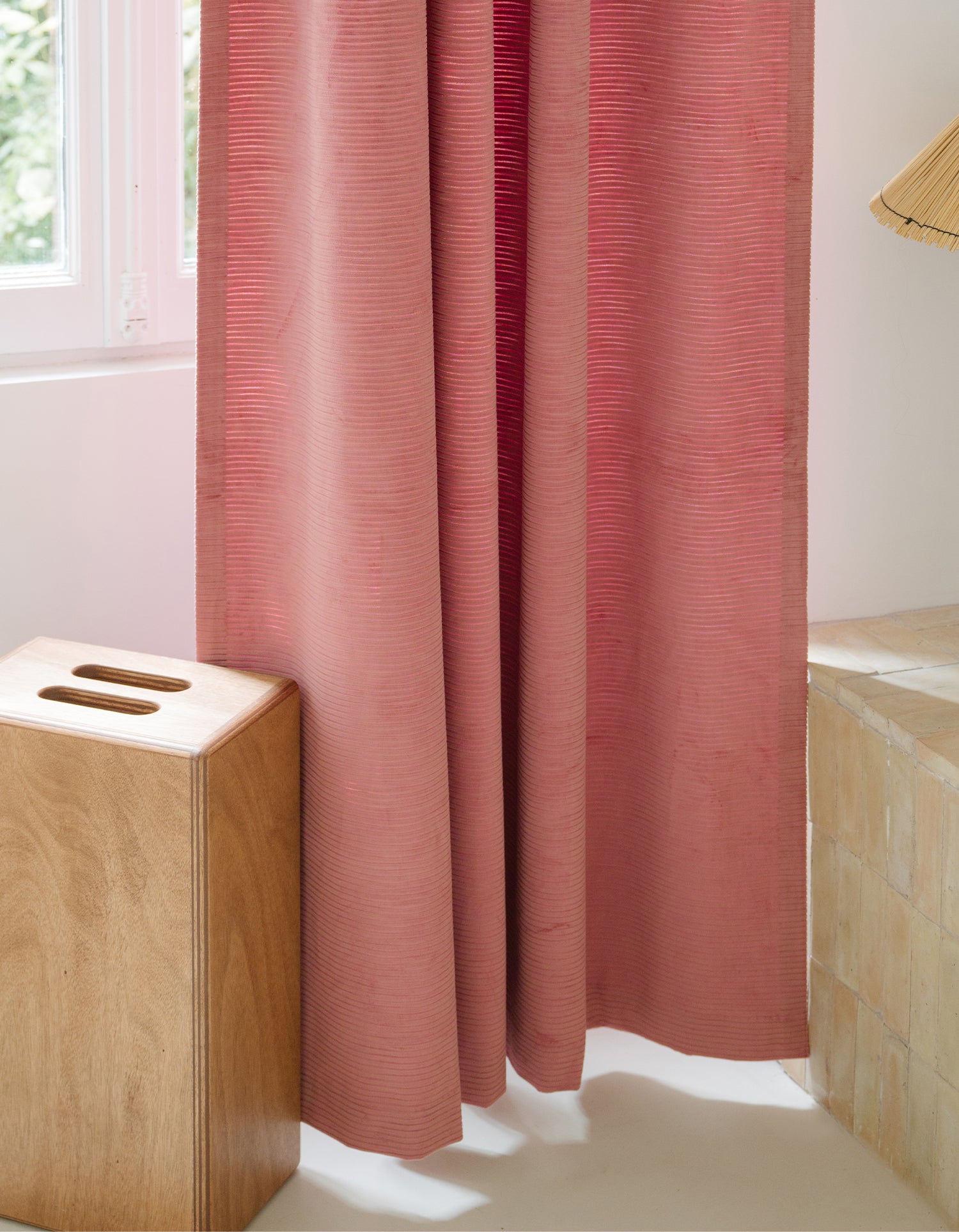 Tenda Palais Royal – Velluto a Coste - Rosa Antico