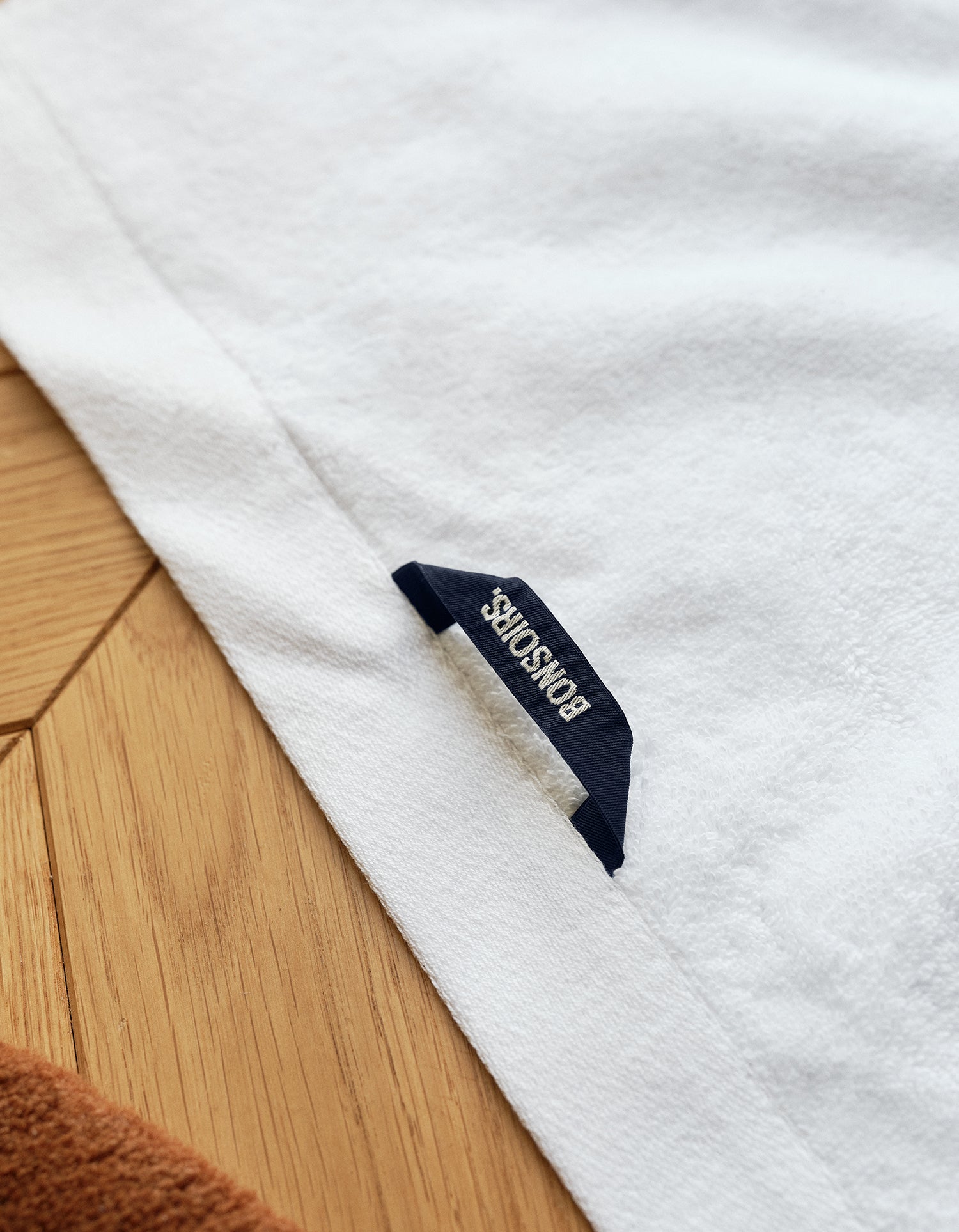 Serviette de bain moelleuse - Juste Le Blanc